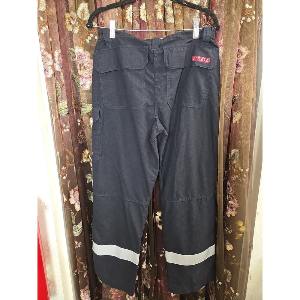 Strata Blue SFX276 Fire Resistant Reflective Leg Pants Mens Size 32 Short - Picture 13 of 13